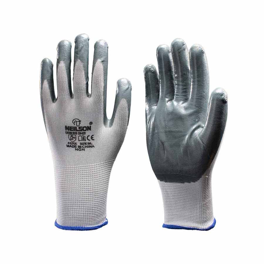 NGN - Neilson Grey Nitrile Coated Gloves